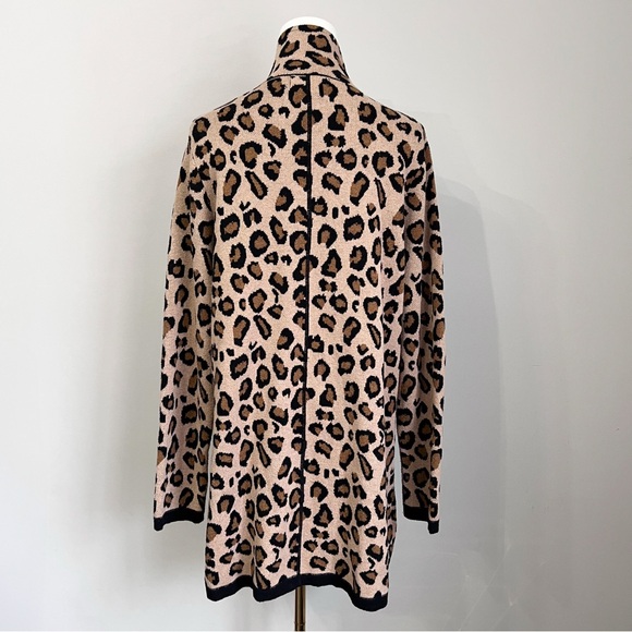 *SOLD*Rachel Zoe Leopard Print Sweater Jacket Size 1X - Picture 6 of 10